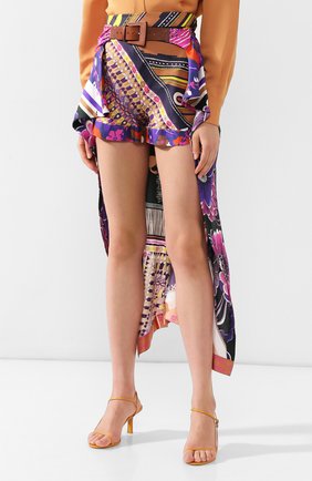 Женские фуксия шелковые шорты Chloé, арт. CHC19USH03331 купить в ЦУМ | Фото №3 Шелковые шорты Chloé фуксия | Фото №3