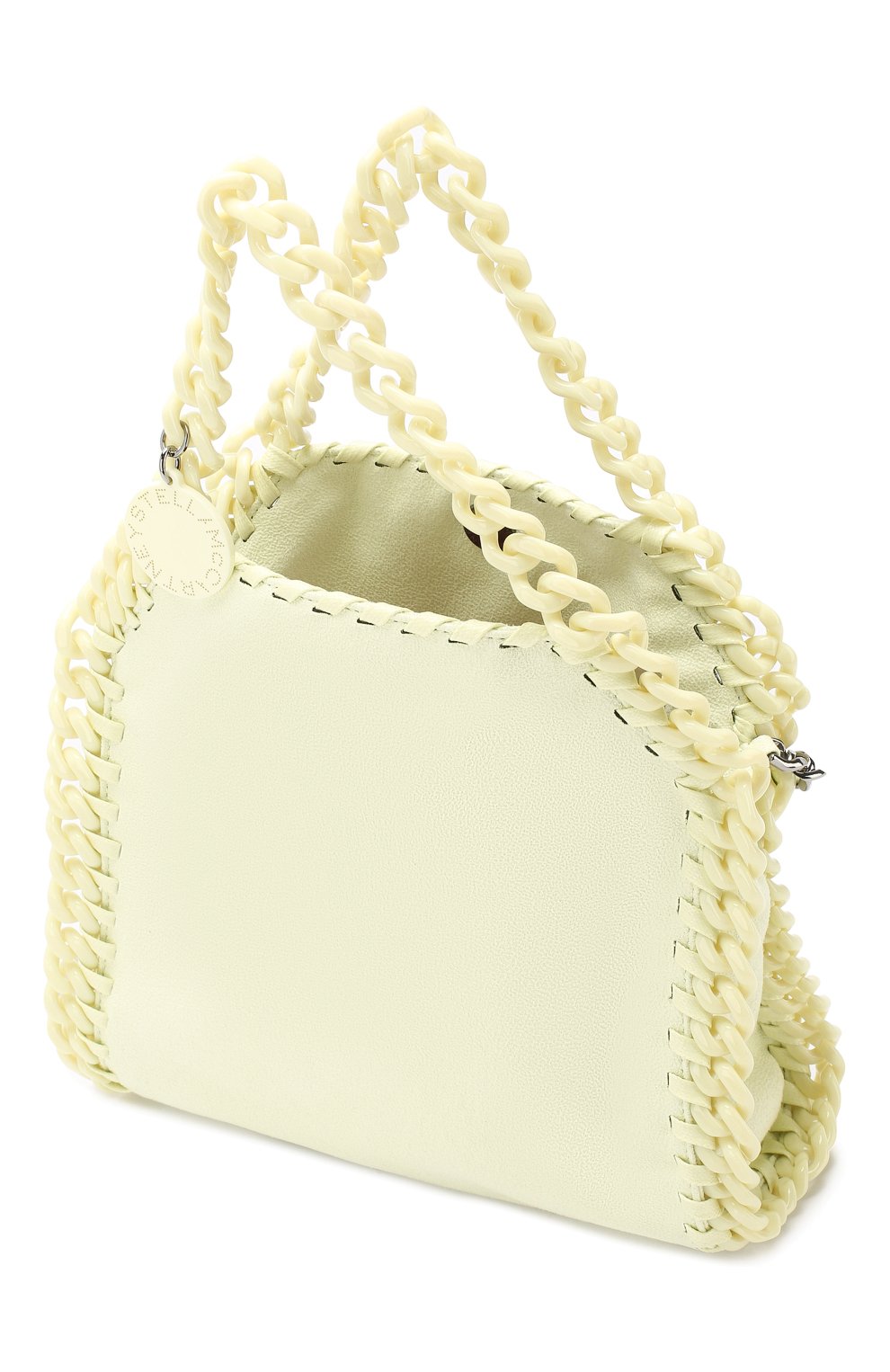 Женская сумка-тоут falabella candy mini STELLA MCCARTNEY желтая цвета, арт. 371223/W8476 купить в ЦУМ | Фото №4 Сумка-тоут Falabella Candy mini Stella McCartney желтая цвета | Фото №4