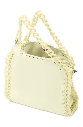 Женская сумка-тоут falabella candy mini STELLA MCCARTNEY желтая цвета, арт. 371223/W8476 купить в ЦУМ | Фото №4 Сумка-тоут Falabella Candy mini Stella McCartney желтая цвета | Фото №4