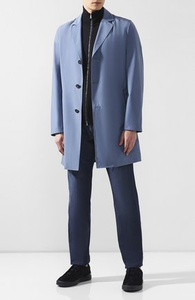 Мужской плащ KITON голубого цвета по цене 471000 руб., арт. UW0556V08R57 | Фото 2 Мужской плащ KITON голубого цвета, арт. UW0556V08R57 | Фото 2 (Статус проверки: Проверена категория; Длина (верхняя одежда): До середины бедра; Материал внешний: Шерсть, Синтетический материал; Рукава: Длинные; Мужское Кросс-КТ: Верхняя одежда, Плащ-верхняя одежда; Стили: Классический)