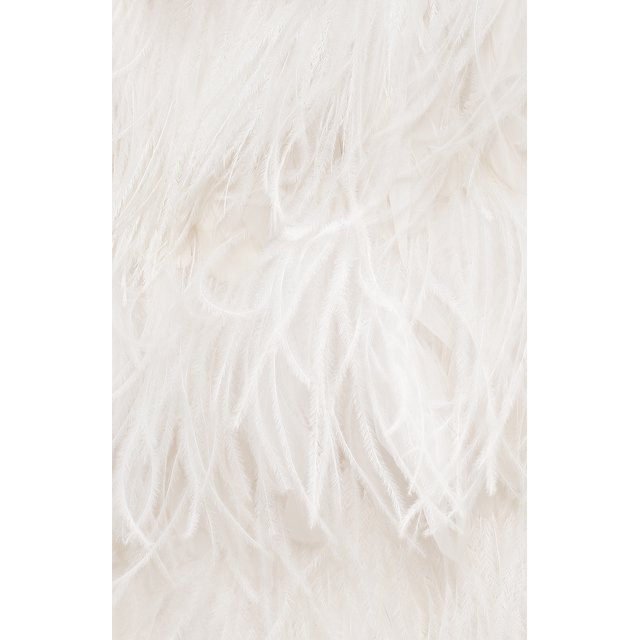 Шелковая юбка с перьями Dolce&Gabbana 9843105