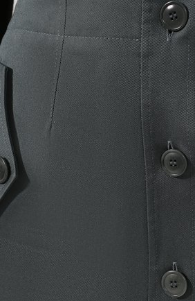 Женская темно-зеленая хлопковая юбка Givenchy, арт. BW409F11UD купить в ЦУМ | Фото №5 Хлопковая юбка Givenchy темно-зеленая | Фото №5