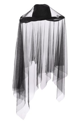 Соломенная шляпа с вуалью Ann Demeulemeester, черного цвета, арт. 1901-8700-413-099 в ЦУМ | Фото №2 Соломенная шляпа с вуалью Ann Demeulemeester черного цвета | Фото №2