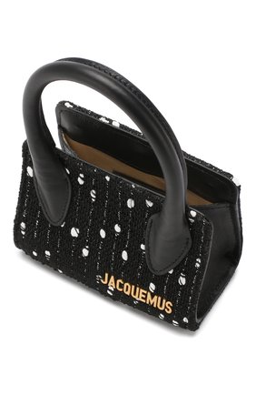 Женская сумка le sac espelho JACQUEMUS черная цвета, арт. 191BA03 купить в ЦУМ | Фото №4 Сумка Le Sac Espelho Jacquemus черная цвета | Фото №4