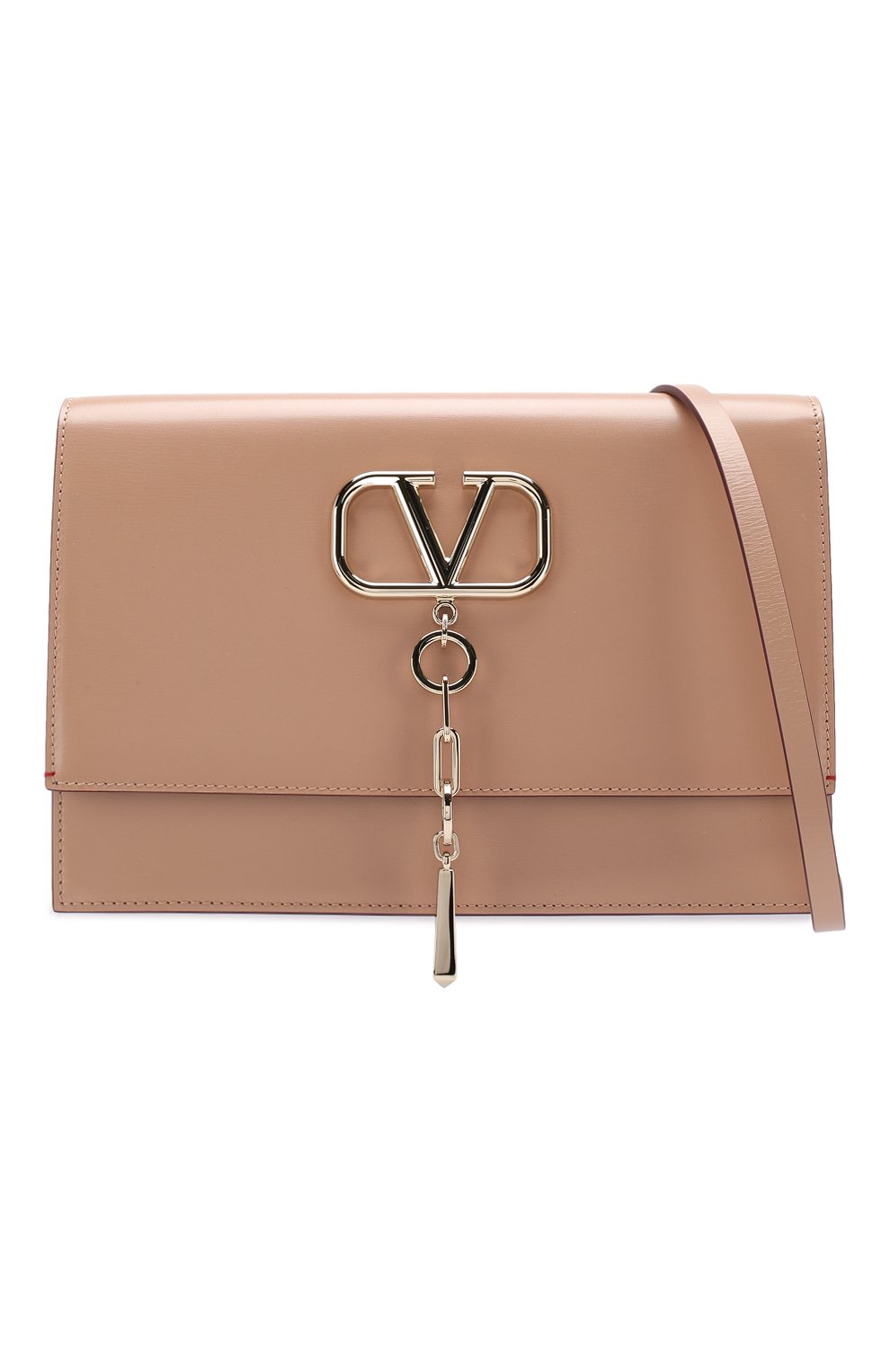 Женская бежевая сумка valentino garavani vcase VALENTINO — купить за