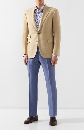 Мужской пиджак из смеси шерсти и шелка RALPH LAUREN бежевого цвета по цене 166000 руб., арт. 798744085 | Фото 2 Мужской пиджак из смеси шерсти и шелка RALPH LAUREN бежевого цвета, арт. 798744085 | Фото 2