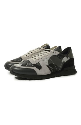 Кожаные кроссовки Valentino Garavani | Фото №1 Кожаные кроссовки Valentino Garavani | Фото №1