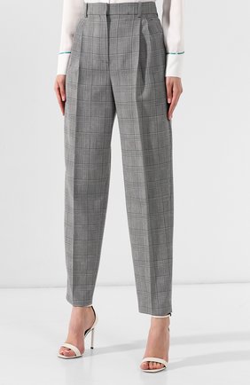 Женские серые шерстяные брюки Givenchy, арт. BW509P11F0 купить в ЦУМ | Фото №3 Шерстяные брюки Givenchy серые | Фото №3
