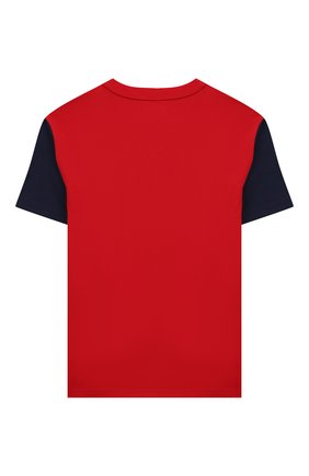 Детская хлопковая футболка POLO RALPH LAUREN красного цвета по цене 2500 руб., арт. 322738508 | Фото 2 Детская хлопковая футболка POLO RALPH LAUREN красного цвета, арт. 322738508 | Фото 2