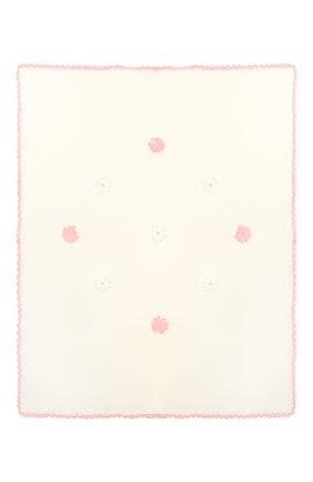Детского хлопковое одеяло BABY T розового цвета, арт. 19PE112C0 | Фото 2 (Материал: Текстиль, Хлопок; Статус проверки: Проверена категория, Проверено)