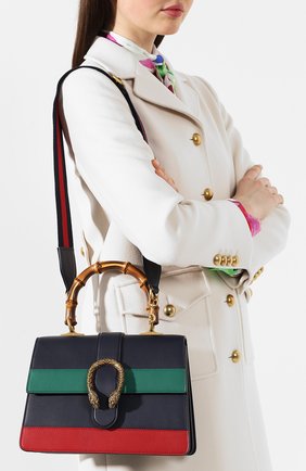 Женская сумка dionysus medium GUCCI синяя цвета, арт. 448075/CWLMT купить в ЦУМ | Фото №5 Сумка Dionysus medium Gucci синяя цвета | Фото №5