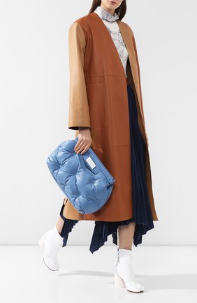 Женская сумка glam slam MAISON MARGIELA голубая цвета, арт. S61WG0034/PR818 купить в ЦУМ | Фото №2 Сумка Glam Slam Maison Margiela голубая цвета | Фото №2