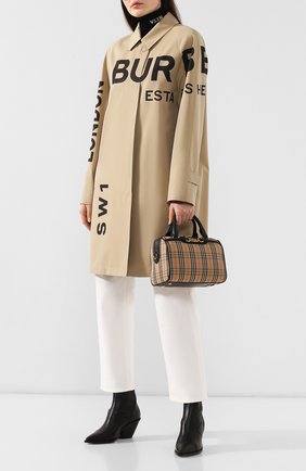 Женская сумка link bowling BURBERRY черная цвета, арт. 8006441 купить в ЦУМ | Фото №2 Сумка Link Bowling Burberry черная цвета | Фото №2