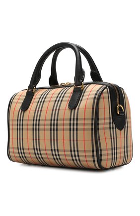 Женская сумка link bowling BURBERRY черная цвета, арт. 8006441 купить в ЦУМ | Фото №3 Сумка Link Bowling Burberry черная цвета | Фото №3