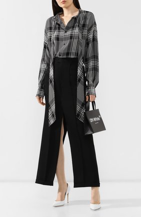Женская черная шерстяная юбка Vetements, арт. WSS194011 купить в ЦУМ | Фото №2 Шерстяная юбка Vetements черная | Фото №2