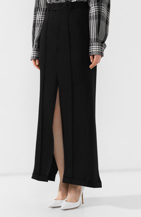 Женская черная шерстяная юбка Vetements, арт. WSS194011 купить в ЦУМ | Фото №3 Шерстяная юбка Vetements черная | Фото №3