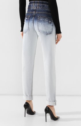 Женские голубые джинсы Balmain, арт. RF05756/D047 купить в ЦУМ | Фото №4 Джинсы Balmain голубые | Фото №4