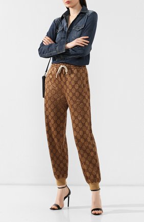Женские джоггеры GUCCI разноцветного цвета по цене 92500 руб., арт. 546427/XJAEL | Фото 2 Женские джоггеры GUCCI разноцветного цвета, арт. 546427/XJAEL | Фото 2