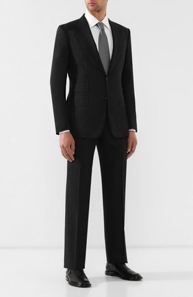 Мужская хлопковая сорочка TOM FORD белого цвета по цене 32650 руб., арт. TFT00094C1JE | Фото 2 Мужская хлопковая сорочка TOM FORD белого цвета, арт. TFT00094C1JE | Фото 2