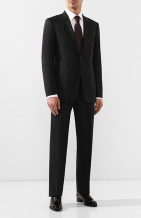 Мужская хлопковая сорочка TOM FORD белого цвета по цене 32650 руб., арт. 7FT00094C1JE | Фото 2 Мужская хлопковая сорочка TOM FORD белого цвета, арт. 7FT00094C1JE | Фото 2