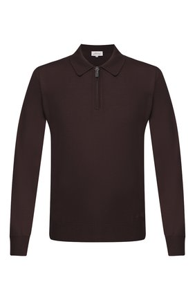 Мужское шерстяное поло BRIONI коричневого цвета по цене 87250 руб., арт. UMS10L/0ZK18 | Фото 1 Мужское шерстяное поло BRIONI коричневого цвета, арт. UMS10L/0ZK18 | Фото 1 (Рукава: Длинные; Материал внешний: Шерсть; Длина (для топов): Стандартные; Застежка: Молния; Кросс-КТ: Трикотаж; Статус проверки: Проверена категория)