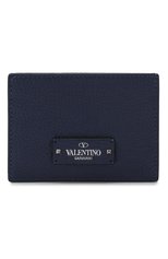 Мужской кожаный футляр для кредитных карт VALENTINO синего цвета, арт. SY2P0655/HFY | Фото 1 (Материал: Натуральная кожа; Статус проверки: Проверено, Проверена категория)