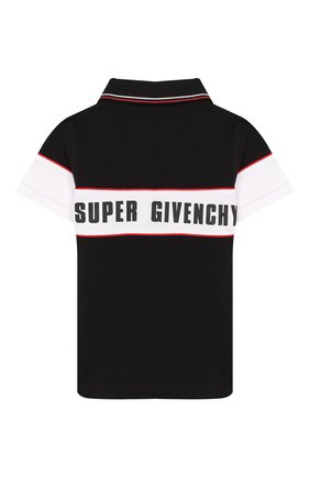 Детский хлопковое поло GIVENCHY черного цвета по цене 0 руб., арт. H05069/2A-3A | Фото 2 Детский хлопковое поло GIVENCHY черного цвета, арт. H05069/2A-3A | Фото 2 (Рукава: Короткие; Материал внешний: Хлопок; Статус проверки: Проверено, Проверена категория; Ростовка одежда: 24 мес | 92 см)