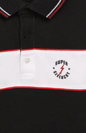 Детский хлопковое поло GIVENCHY черного цвета по цене 0 руб., арт. H05069/2A-3A | Фото 3 Детский хлопковое поло GIVENCHY черного цвета, арт. H05069/2A-3A | Фото 3 (Рукава: Короткие; Материал внешний: Хлопок; Статус проверки: Проверено, Проверена категория; Ростовка одежда: 24 мес | 92 см)
