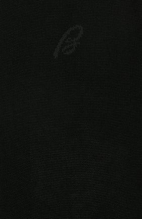 Мужские хлопковые носки BRIONI черного цвета, арт. 0VMC00/08Z02 | Фото 2 (Материал внешний: Хлопок; Статус проверки: Проверена категория; Кросс-КТ: бельё)