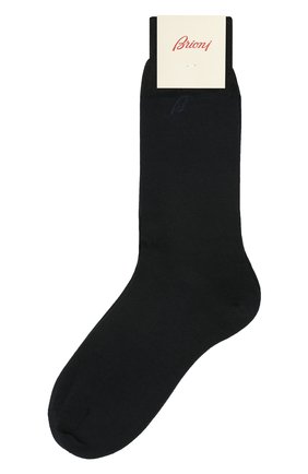 Мужские шерстяные носки BRIONI синего цвета, арт. 0VMC00/08Z04 | Фото 1 (Материал внешний: Шерсть; Статус проверки: Проверена категория; Кросс-КТ: бельё)
