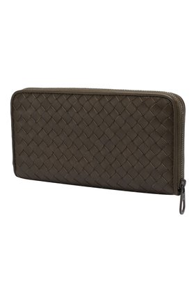 Мужской кожаное портмоне BOTTEGA VENETA хаки цвета по цене 49950 руб., арт. 510643/V4651 | Фото 2 Мужской кожаное портмоне BOTTEGA VENETA хаки цвета, арт. 510643/V4651 | Фото 2
