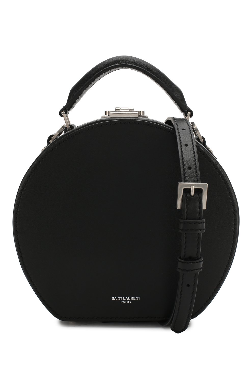 Женская сумка mica SAINT LAURENT черная цвета, арт. 516858/0K5AE купить в ЦУМ | Фото №6 Сумка Mica Saint Laurent черная цвета | Фото №6