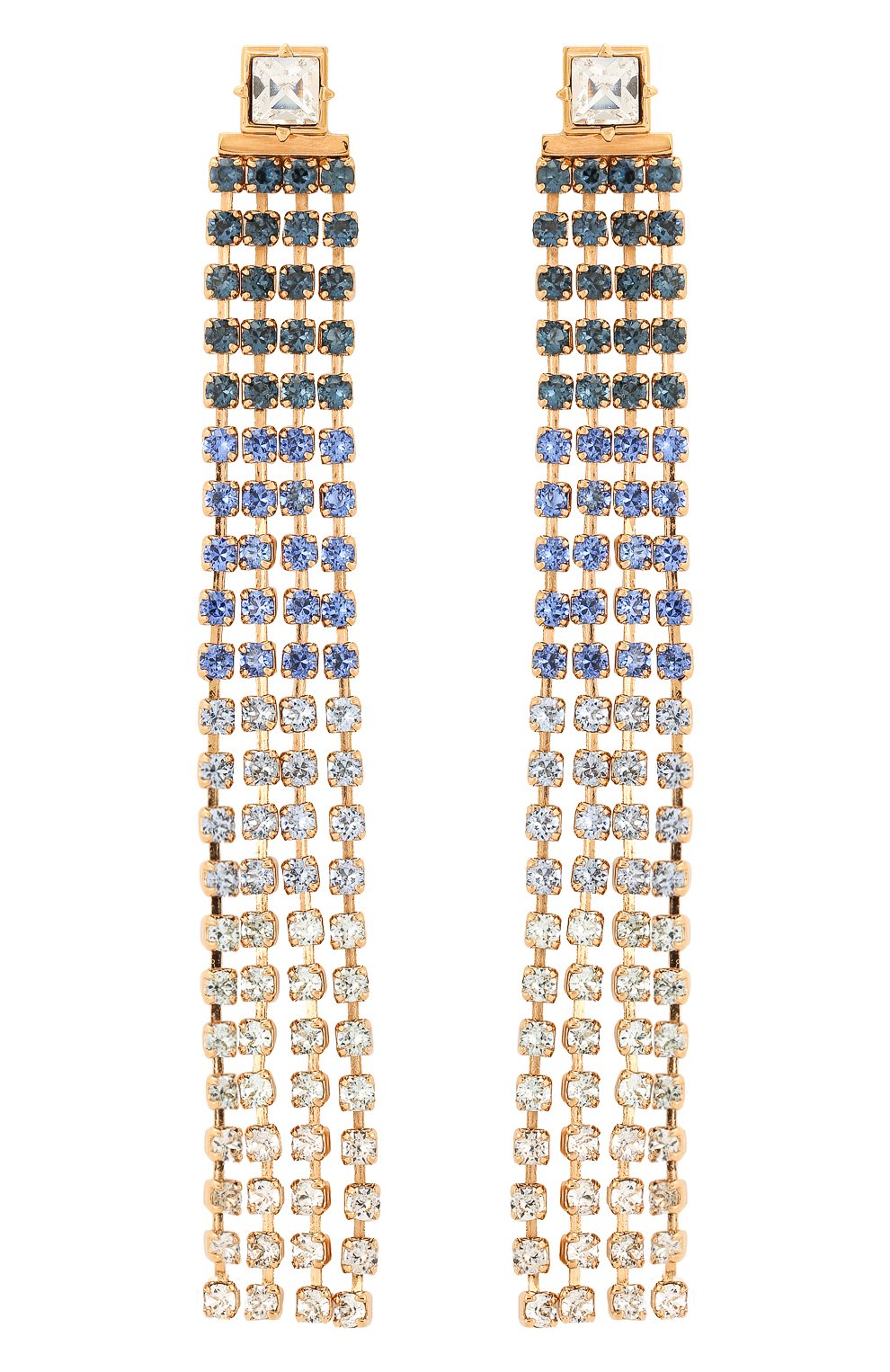 Женские серьги monaco JACQUEMUS голубого цвета, арт. 191JW01 | Фото 1