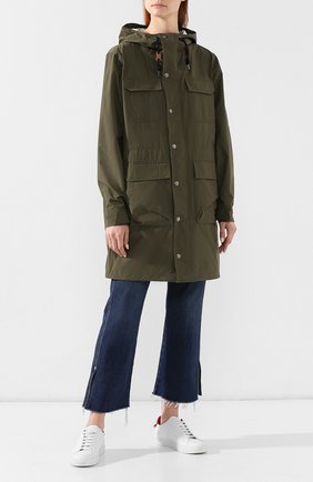 Женская парка с капюшоном POLO RALPH LAUREN хаки цвета по цене 31400 руб., арт. 211750271 | Фото 2 Женская парка с капюшоном POLO RALPH LAUREN хаки цвета, арт. 211750271 | Фото 2