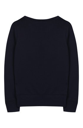 Детский хлопковый свитшот POLO RALPH LAUREN темно-синего цвета по цене 6655 руб., арт. 313751148 | Фото 2 Детский хлопковый свитшот POLO RALPH LAUREN темно-синего цвета, арт. 313751148 | Фото 2