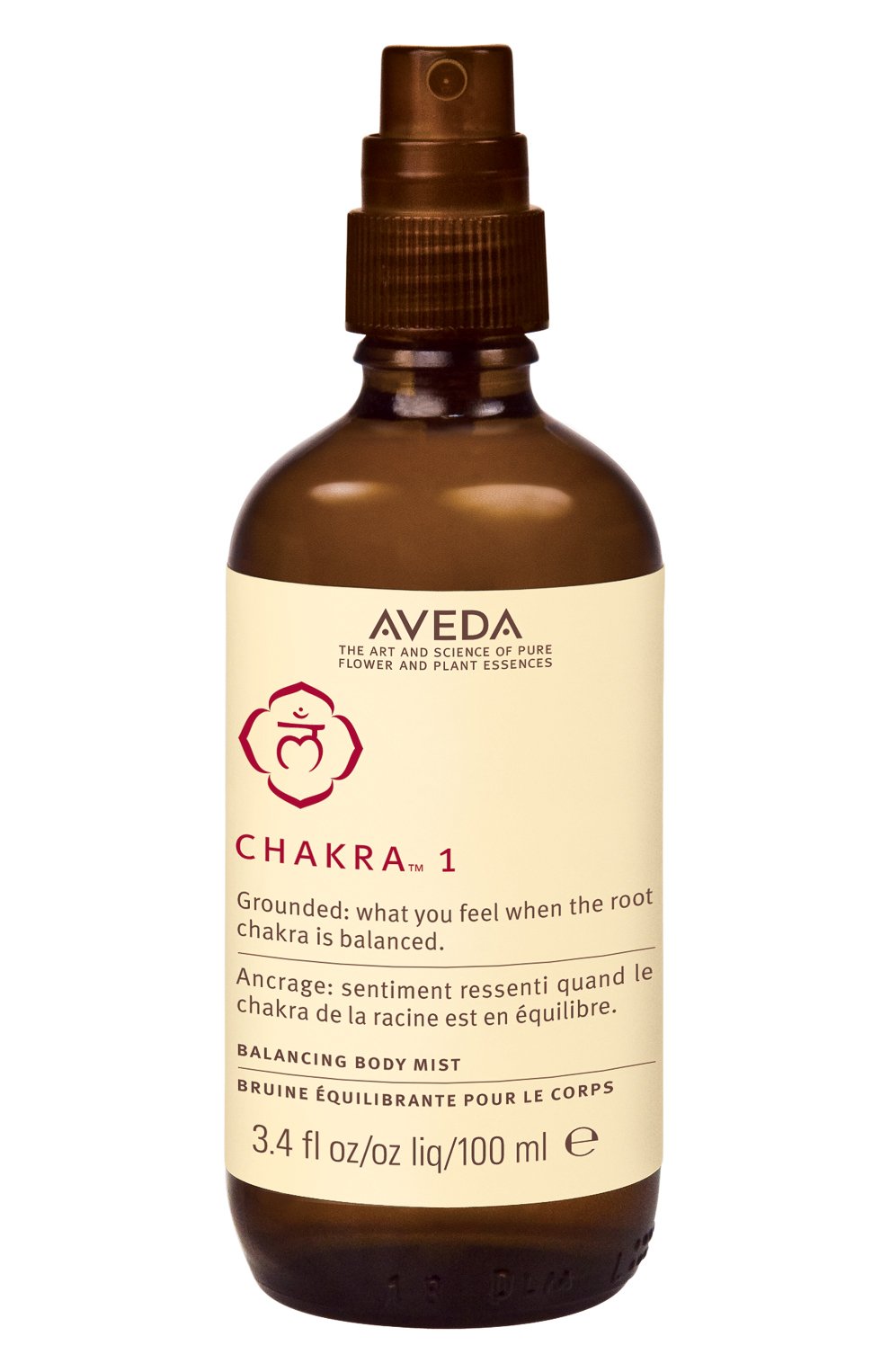 Ароматический спрей для тела chakra 1 (100ml) AVEDA бесцветного цвета, арт. 018084986653 | Фото 1 (Статус проверки: Проверена категория)