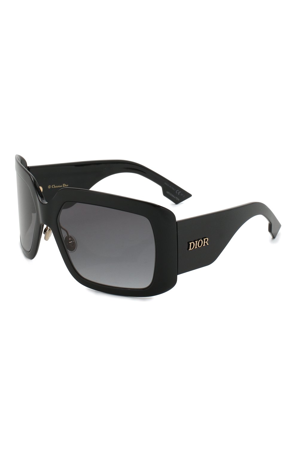Женские солнцезащитные очки DIOR черного цвета, арт. DI0RS0LIGHT2 807 | Фото 1