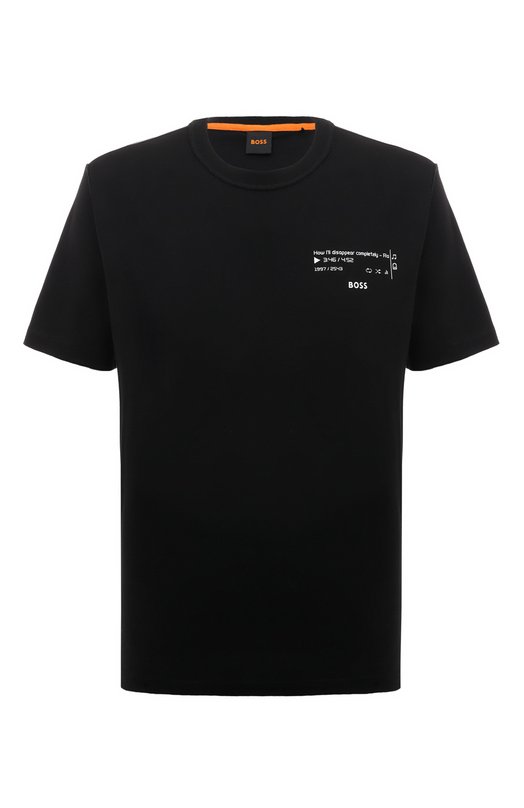 фото Хлопковая футболка boss