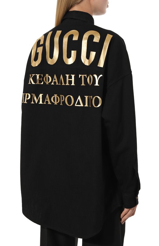 фото Джинсовая рубашка gucci