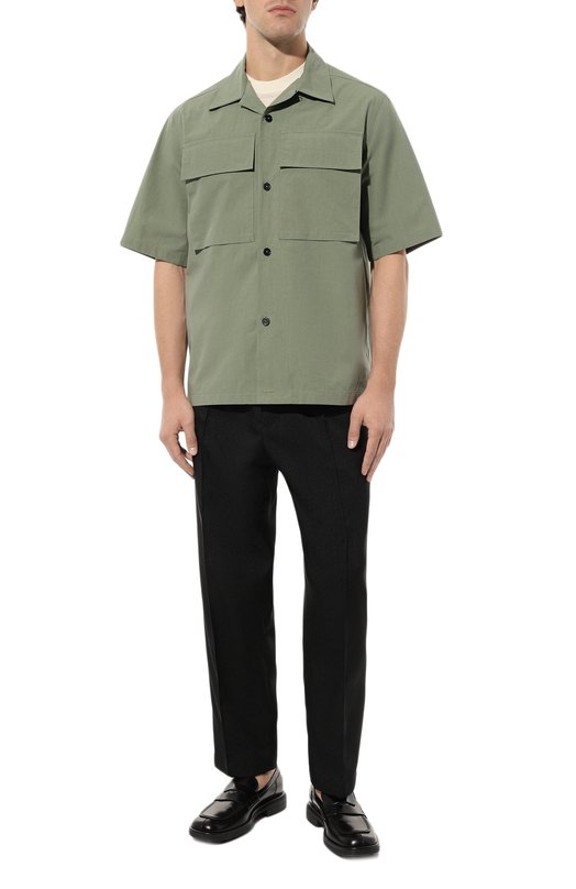 фото Хлопковая рубашка jil sander