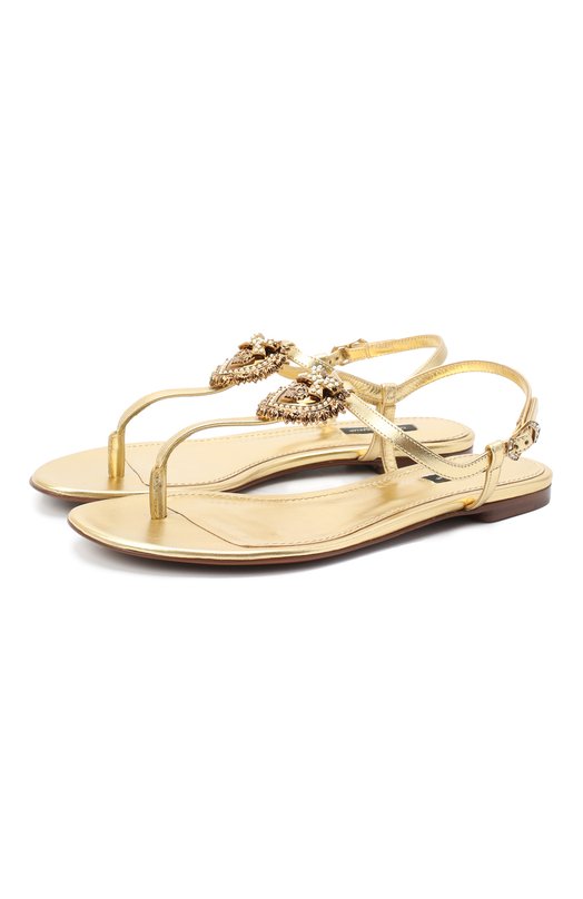 фото Кожаные сандалии dolce & gabbana