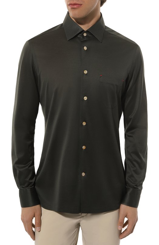 фото Хлопковая рубашка kiton