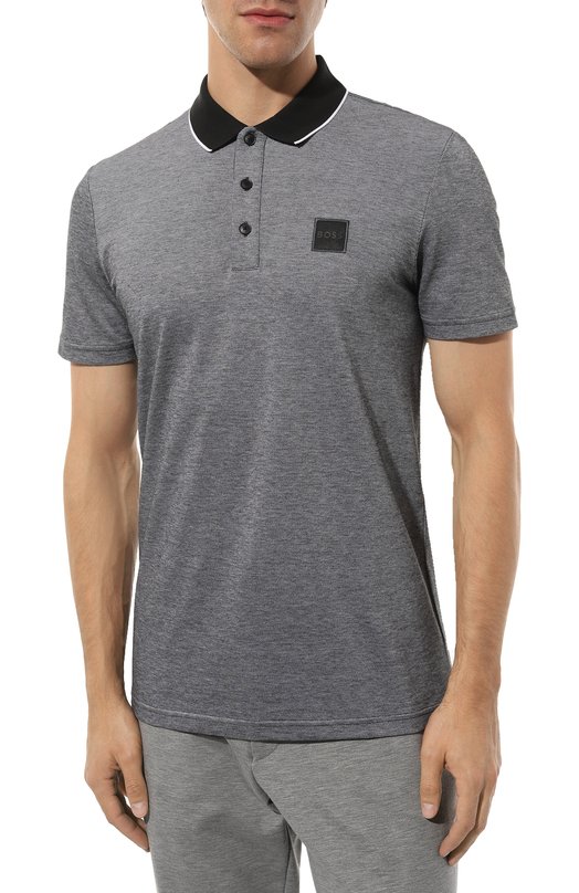 фото Хлопковое поло boss orange