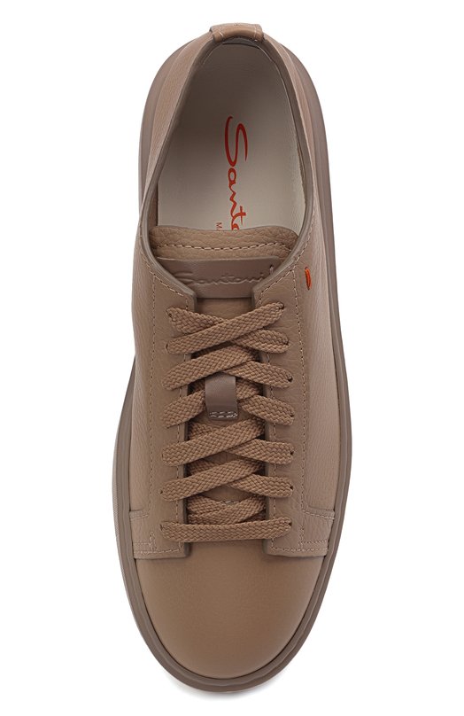 фото Кожаные кеды santoni