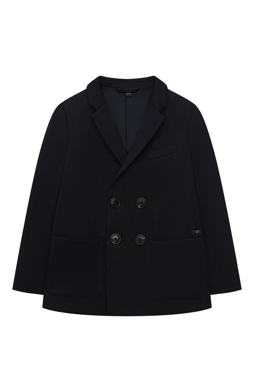 Хлопковый пиджак Emporio Armani