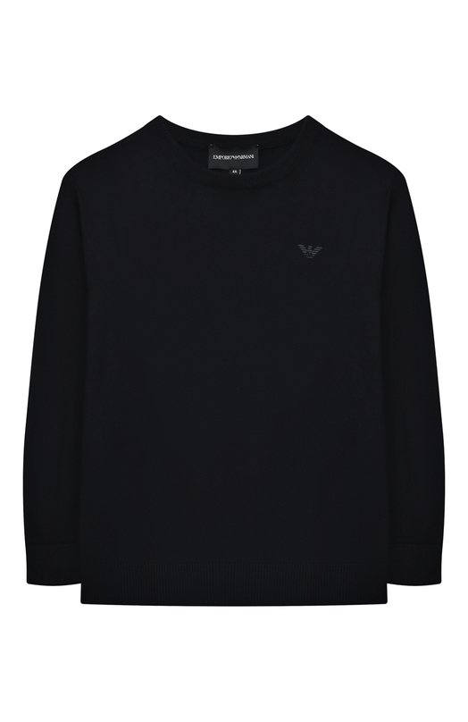 Пуловер из хлопка и шерсти Emporio Armani