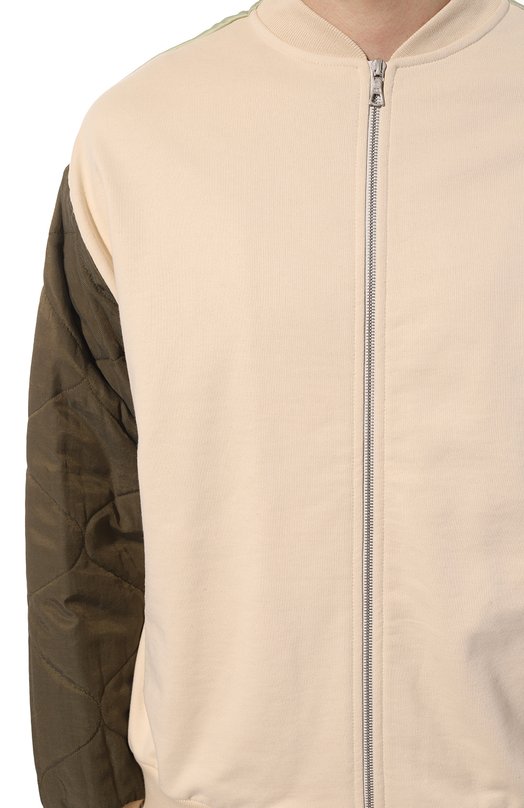 фото Комбинированный бомбер dries van noten