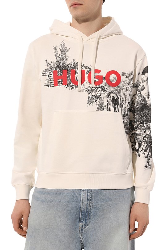 фото Хлопковое худи hugo
