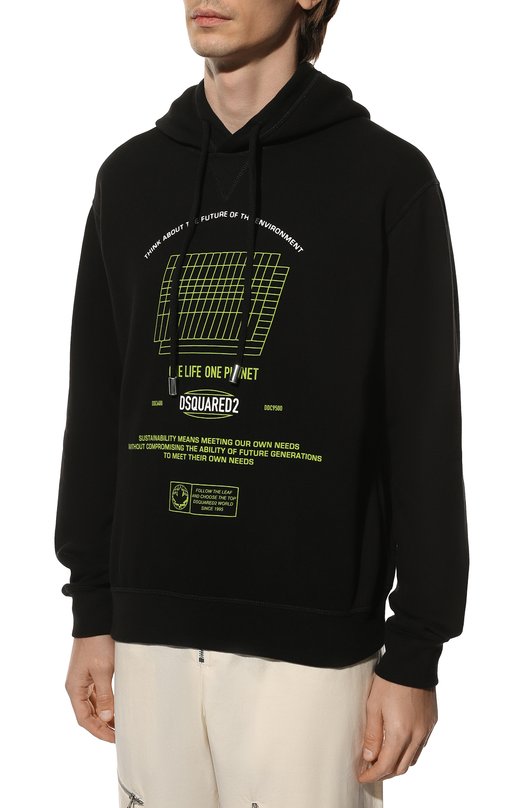 фото Хлопковое худи dsquared2