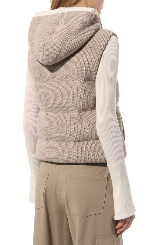 фото Пуховый жилет brunello cucinelli